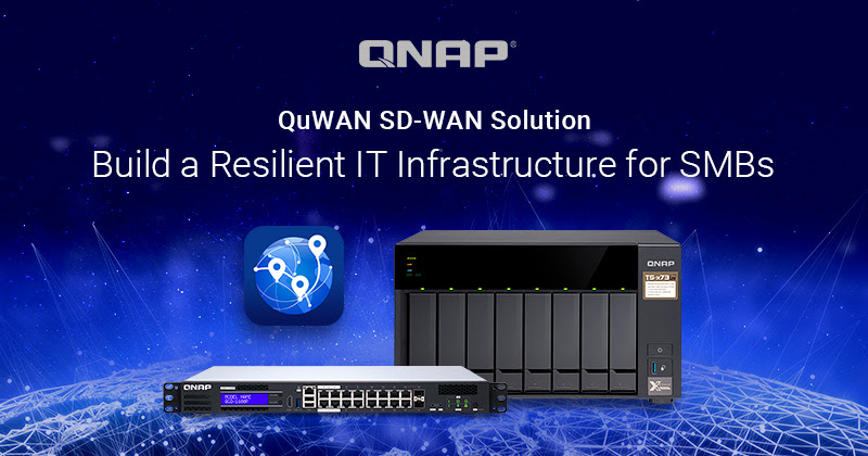 QNAP ofrece solución QuWAN de SD-WAN, para implementar una infraestructura de TI multisede resistente