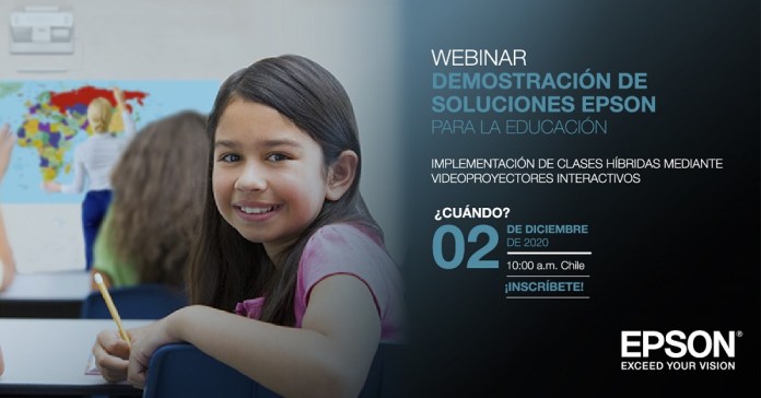 Epson hará webinar gratuito sobre Videoproyección para Clases Híbridas