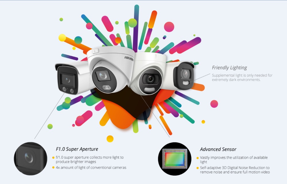 Hikvision lanza sus nuevas cámaras ColorVu 2.0 con 4K