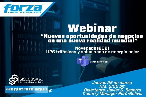 SISEGUSA y FORZA invitan al webinar sobre oportunidades de negocio