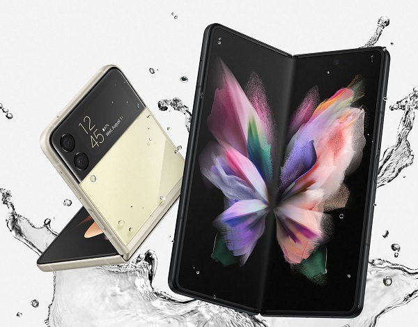 Samsung Galaxy Z Fold 3 y Z Flip 3 son los primeros celulares plegables resistentes al agua