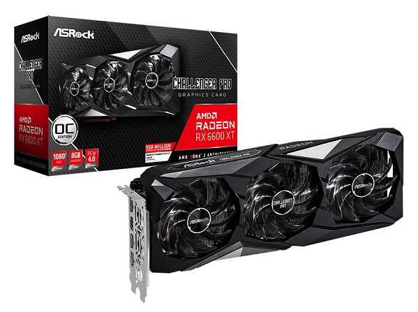 ASRock lanza las placas de video de la serie AMD Radeon™ RX 6600 XT