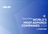 ASUS es nombrada una de las empresas más admiradas del mundo de la lista Fortune 2024