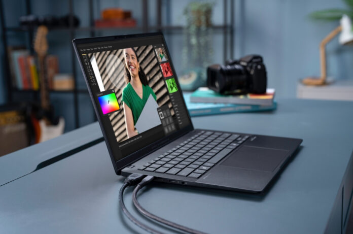 ASUS Vivobook S14 ASUS presentó sus nuevas laptos con IA.