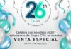 ¡Celebra el 26° Aniversario de CVA con su Venta Especial! ¡Compra ya, del 15 al 31 de mayo! Grupo CVA celebra su 26° aniversario con una gran venta especial