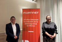 Fortinet impulsa el desarrollo de sus partners para reforzar la ciberseguridad en México Jorge Miranda y María José Albarrán, de Fortinet.