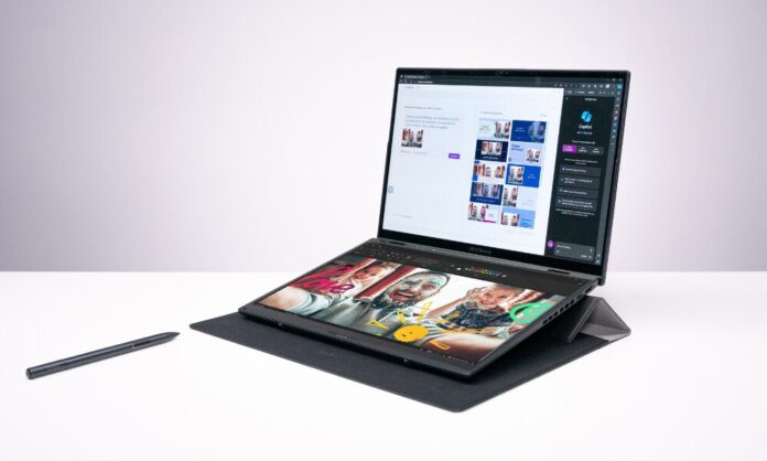Zenbook DUO 2025_UX8406CA_Product photo_Inkwell Gray_16