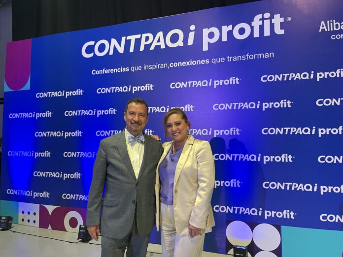 René Torres Fragoso, Cofundador y Presidente, y Marlene García, Directora General, de CONTPAQUi.