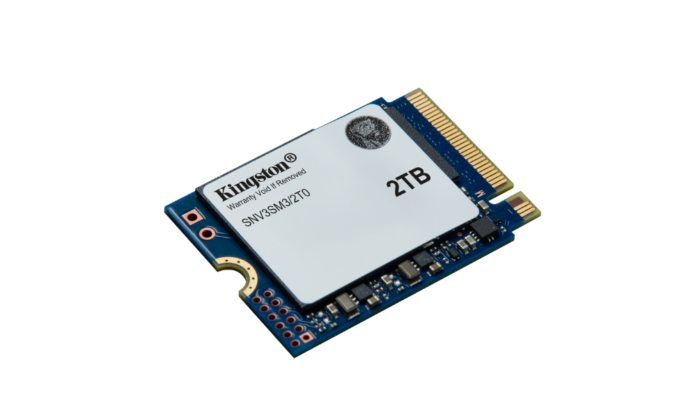 Kingston NV3 PCIe 4.0 NVMe 2230 SSD angle (2)