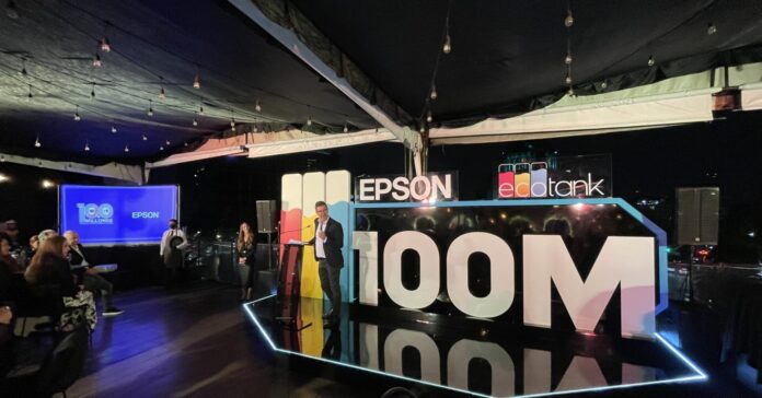 Epson celebró la venta de 100 millones de impresoras EcoTank, Epson celebró la venta de 100 millones de impresoras EcoTank,