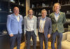 Tasmicro presentó su alianza con el proveedor de soluciones de HRM Kymatio Equipo de Tasmicro y directivos regionales de Kymatio.