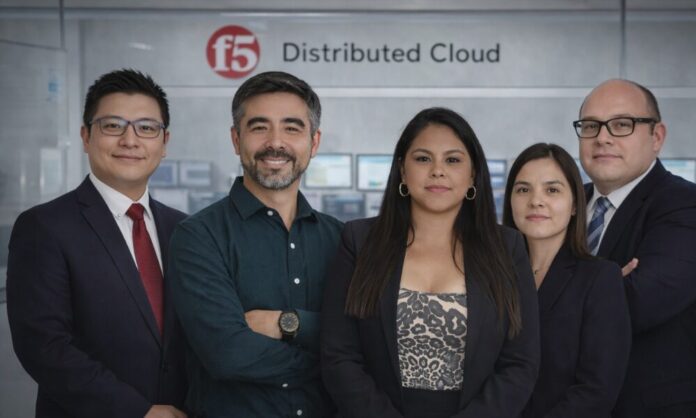 Wilson Sigcha, Hernán Mella, Jannet Taboada, Diana Palomino y Jesús Ugalde equipo regional Licencias OnLine de F5. Wilson Sigcha, Hernán Mella, Jannet Taboada, Diana Palomino y Jesús Ugalde equipo regional Licencias OnLine de F5.