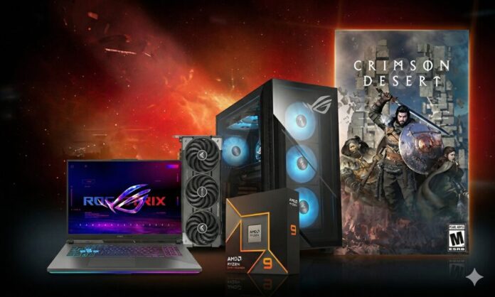 ASUS y AMD llevan a gamers al mundo de Crimson Desert.