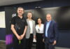Zebra Technologies inaugura en Querétaro su primera planta para América Latina Ernesto Hernández, Vicepresidente y Gerente General; Eduardo Macías, Vicepresidente Senior de Soluciones de Visibilidad de Activos para México; Cynthia Abrego, Directora de Suministros para Latinoamérica; Tony Cecchin, Vice President and General Manager; en Zebra Technologies.