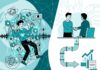 Marketing IT: Por qué el volumen de datos está cegando a los directivos Ilustración sobre la diferencia entre métricas de vanidad en marketing digital y el flujo de ventas real en el sector IT B2B