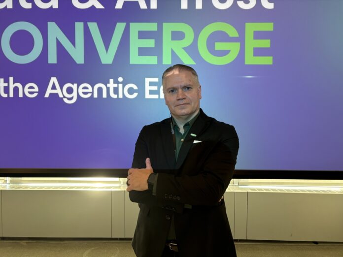 Raymond Umerley, Field CISO at Coveware by Veeam, en el VeeamON 2026. Raymond Umerley, Field CISO at Coveware by Veeam, en el VeeamON 2026.