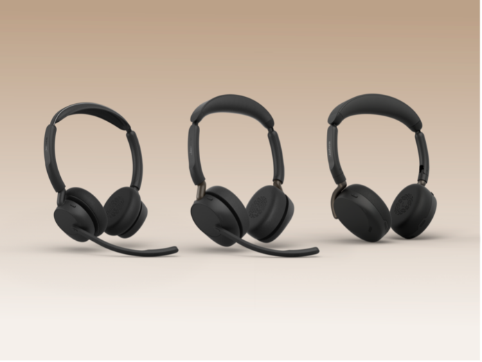 Jabra presentó los nuevos auriculares Evolve3 65 Flex, Evolve3 65 y Evolve3 45.
