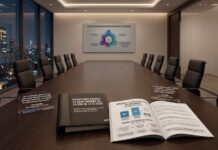 Proofpoint alerta sobre el auge del ransomware impulsado por inteligencia artificial Fotografía de una sala de juntas donde se exhibe sobre la mesa el Reporte sobre Ransomware en la Era de la IA 2026. El documento impreso y abierto detalla métricas sobre el incremento en la efectividad de las amenazas, acompañado de placas de acrílico con citas de ejecutivos y una pantalla al fondo que ilustra una estrategia de ciberseguridad centrada en las personas.