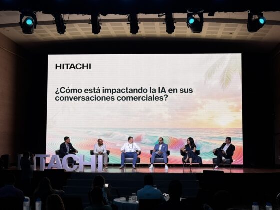 Panel sobre IA en el Hitachi Latam Partner Summit.