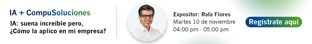 Banner publicitario de Compusoluciones IA